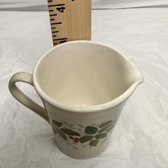 Figgjo Flint Mini Cream and Sugar Set Brazil Pattern Silk Screen MCM - Picture 6 of 16